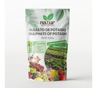 Sulfato Potásico para Jardín y Huerto - Fertilizante de Potásio y Azufre para todo tipo de Plantas Mejora Crecimiento y Producción, Nutriente esencial 500g