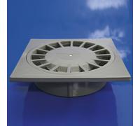 Sumidero pvc 10x10cm Ø40 sifónico vertical t-88
