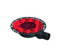 Sumidero TECEdrainpoint S, extraplano, con brida universal Seal System, DN 50, sin entrada, 3601404