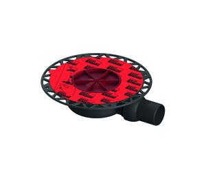 Sumidero TECEdrainpoint S, extraplano, con brida universal Seal System, DN 50, sin entrada, 3601404