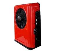 Suministro de derramado en la Pared Camión Pesado Turbo Inversor Compresor Coche eléctrico RV Autobús Estacionamiento Aire Acondicionado Enfriador de 12 V 2 kW Enfriamiento Potente (Rojo DC24 V)