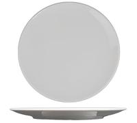 summa Pack de 6 platos llanos coupe blancos - 15cm - Colección Alba - Platos de Porcelana de altas prestaciones - Diseño elegante - Uso en casa y restaurantes