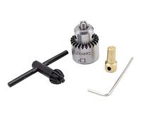 Summerwindy Caliente Chuck de Taladro Molienda de Taladro Electrico Chuck de Taladro Sin Llave de Llave 0.3-4Mm Rango de Capacidad Con 3.17Mm Eje Biela