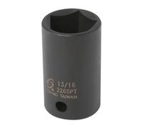 Sunex 2265PT - Enchufe de impacto de 5 puntos de 1/2 pulgada y 13/16 pulgadas
