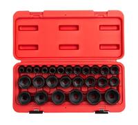 Sunex 2645 1/2-Inch Drive Metric Impact Socket Set, 26-Piece