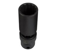 Sunex 312zud 3/8 pulgadas 3/8 pulgadas 12 puntos SAE Deep Universal Socket