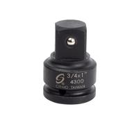 Sunex 4300 - Adaptador de enchufe de impacto macho de 1 pulgada hembra de 3/4 pulgadas