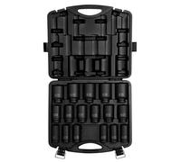 Sunex 4686 3/4-inch Drive métricas de vaso de impacto profundo (8 unidades, métricas, profundo, 6 cantos, CR-MO, 26 mm, 44 mm, 17