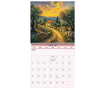 Sunflower 2027 Wall Calendar - Decorative Home Schedule Planner