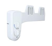 SUNGOOYUE Accesorio para bidé de Inodoro, Accesorio para bidé de Doble Boquilla ABS, Conexión 3 8, Presión de Agua Automática, Fácil Instalación para Lavado de Mujeres y Uso Diario en el Baño (ABS 2)
