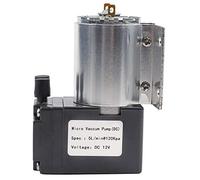 SUNGOOYUE Bomba de Vacío CC Mini Compresor de Aire 12 V 6 W Micro Bomba de Diafragma 5 L Min 120 KPa Succión Estable de bajo Ruido con Soporte de Montaje para Equipos de Muestreo de Gas de Laboratorio