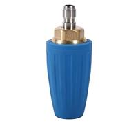 SUNGOOYUE Boquilla Turbo para Lavadora a Presión 1 4 de Conexión Rápida, Pulverizador Giratorio de Acero Inoxidable de Latón de 3000 PSI, 50 por Ciento Más de Potencia de Limpieza para Calzadas, (030)