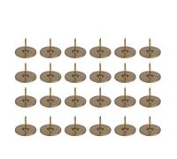 SUNGOOYUE Clavos para Tapicería Bronce Cian Hierro Cabeza Plana Alfileres Decorativos 100 Piezas 9 X 8 Mm a 19 X 15 Mm para Sofá Silla Muebles Adornos Restauración de Bricolaje y Decoración del