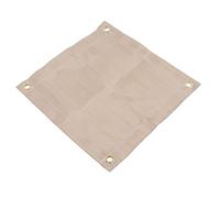 SUNGOOYUE Estera para Parrilla Ignífuga Estera Plegable de Fibra de Vidrio para Hogueras Escudo Térmico de 1000 °F con Bolsa de Almacenamiento para Barbacoa Camping Picnic Protege la Mesa de la (MINI)