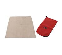 SUNGOOYUE Estera para Parrilla Ignífuga Estera Plegable de Fibra de Vidrio para Hogueras Escudo Térmico de 1000 °F con Bolsa de Almacenamiento para Barbacoa Camping Picnic Protege la Mesa de la