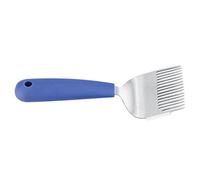 SUNGOOYUE Horquilla para Destapar Apicultura, Púas de Acero Inoxidable, | Empuñadura de Plástico Azul, Púas de Acero Inoxidable, Eliminación de Tapas, Inspección de Cría con Drones, para