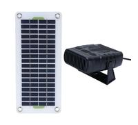 SUNGOOYUE Práctico Calefactor Portátil con Panel Solar y Caja de Batería para Soluciones de Calefacción Eficientes