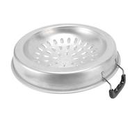 SUNGOOYUE Sartén para Parrilla Sartén para Parrilla Coreana de Aluminio Profesional 35 Cm 13,78 Pulgadas Bandeja Redonda Antiadherente para Hornear Barbacoa para Acampar Picnic Cocina Casera y de