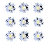 SUNGOOYUE Sustrato de Aluminio con Chip LED de Alto Brillo de 200 Lm, Cuentas de Lámpara de 5 V, 1 W, 25 Piezas para Iluminación de Paisajes, Linternas y Focos de Bricolaje con Disipación de Calor