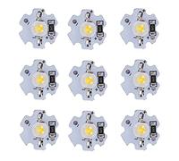 SUNGOOYUE Sustrato de Aluminio con Chip LED de Alto Brillo de 200 Lm, Cuentas de Lámpara de 5 V, 1 W, 25 Piezas para Iluminación de Paisajes, Linternas y Focos de Bricolaje con Disipación de Calor