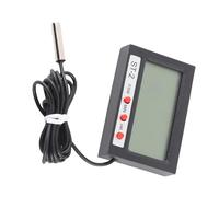 SUNGOOYUE Termómetro Digital de Doble Pantalla, Termómetro de Coche ABS con Pantalla LCD, Rango de Temperatura Externa Interna de 22 °F a 122 °F y -58 °F a 158 °F para Laboratorio de Refrigerador de