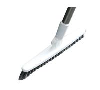 Sunicon Brosse à crevasses à long manche, brosse de nettoyage de sols de cuisine, outil de nettoyage de crevasses pour carrelage, salle de bain, cuisine, terrasse, coins de (White 120cm)