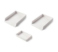 Sunmeit Bandeja de Almacenamiento Apilable para Estante de Escritorio, Caja de Almacenamiento, Bandeja