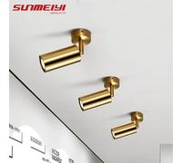 SUNMEIYI-luces de techo modernas doradas, bombillas GU10 ajustables, telón de fondo de TV, sala de estar, Hotel, oficina, Club, Bar, lámpara de techo de tela