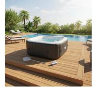 Sunspa Kit Spa Todo Incluido de 4 Plazas con Accesorios