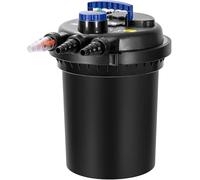 SunSun CPF-250 - Filtro de Estanque con clarificador UV de 11 W, filtración de presión biológica para estanques de hasta 2600 galones, Control de Algas y claridad del Agua