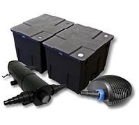 SUNSUN filtros para 60.000l Estanque con 18W Clarificador y 40W ECO Bomba jardin
