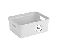Sunware Sigma Home Caja De Almacenamiento 24L blanco - 44,5x34,5x18,3cm - caja organizadora plastico hogar