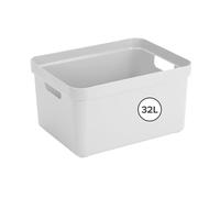 Sunware Sigma Home Caja De Almacenamiento 32L blanco - 44,5x34,5x24,3cm - caja organizadora plastico hogar
