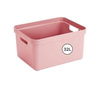 Sunware Sigma Home Caja De Almacenamiento 32L rosa - 44,5x34,5x24,3cm - caja organizadora plastico hogar
