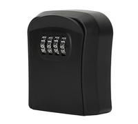 Sunydog Caja de Almacenamiento con Llave para Montaje en Pared, Cerradura | CabinetsBox Empotrable Antipolvo para Garaje Rojo con 5 Llaves ty