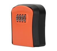 Sunydog Caja de Almacenamiento con Llave para Montaje en Pared, Cerradura | CabinetsBox Empotrable Antipolvo para Garaje Rojo con 5 Llaves ty