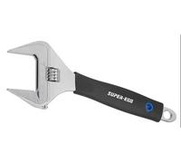 Super Ego Tools Llave ajustable SEH019200 Gran apertura 250 mm (10 pulg) Mango suave Acero cromado