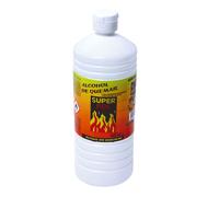 Super Foc Alcohol de Quemar 1 Litro (1000 ml) para Chimeneas, Barbacoas, Antorchas y Fondues