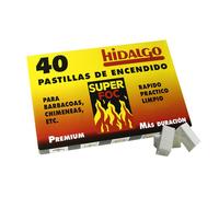 Super Foc Pastillas de Encendido - Pack de 40 Unidades (Ref. 08101) para Barbacoa, Chimenea, Carbón y Madera
