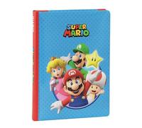 Super Mario - Diario escolar oficial Super Mario, diario escolar de 12 meses, ideal para la escuela primaria, cubierta acolchada y 320 páginas interiores impresas a color, idea de regalo para niños