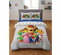 Super Mario Funda Nórdica Cama 150 240x220 + 2 Fundas Almohada Reversible