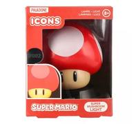 Paladone - Luz de icono de superchampiñón, regalo con licencia oficial de Nintendo para jugadores, luz nocturna a pilas