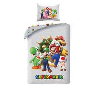 Super Mario Niño Funda Nórdica Cama 90 135x200 + Funda Microfibra