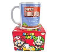 Super Mario Retro Title Ceramic Mug Taza, diseño, Multicolor, 1 Unidad (Paquete