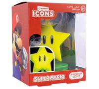 Super Mario Star Icons Mini Lámpara De Escritorio Luz PALADONE PRODUCTS