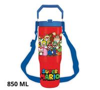 Super mario - taza de viaje 880 ml con cuerda