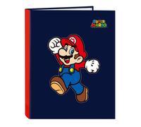 Carpeta Archivador SUPER MARIO BROS World, Folio 4 Anillas 25 mm.
