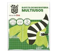 SUPER PACO Dia Bayeta de Microfibra Multiusos Doble Cara, 1 Ud
