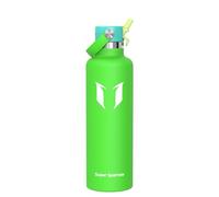 Super Sparrow Botella Agua Acero Inoxidable - Botellas Termica 1000ml - Sin BPA - Termo Cantimplora con Pajita Vacío, para Deporte, Viaje, Escuela, Exterior, Oficina, Gimnasio