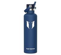Super Sparrow Botella de Agua Acero Inoxidable - Botellas Termica 1.2L - Sin BPA - Cantimplora Termo con Pajita para Deporte, Viaje, Escuela, Oficina, Gimnasio, Exterior